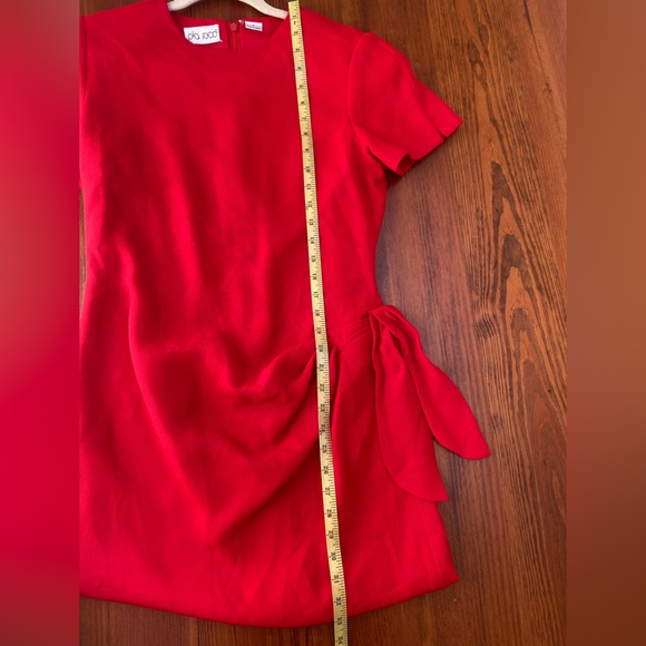 Vintage 1980s Pia Rucci Red Mini Dress size 8 - Picture 7 of 7